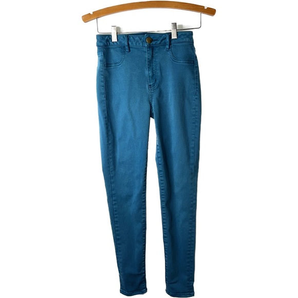 AMERICAN EAGLE BLUE/GREEN JEANS E9 - Picture 1 of 4